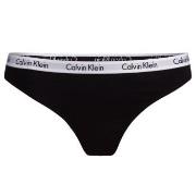 Calvin Klein Carousel Thong Schwarz Baumwolle Small Damen