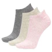 Calvin Klein 3P Chloe Cotton CK Logo Liner Socks Rosa/Grau Strl 37/41 ...