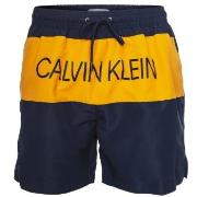 Calvin Klein Badehosen Core Placed Logo Medium Drawstring Oran/Dunkelb...