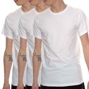 Calvin Klein 3P Cotton Stretch Crew Neck T-Shirt Weiß Baumwolle Small ...