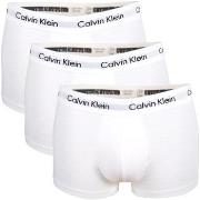 Calvin Klein 3P Cotton Stretch Low Rise Trunks Weiß Baumwolle Small He...
