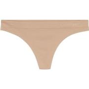 Calvin Klein 2P Fusion Flex Thong Beige Polyamid Small Damen