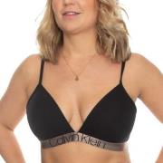 Calvin Klein BH Icon Padded Triangle Bralette Schwarz Baumwolle Large ...