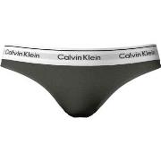 Calvin Klein Modern Cotton Field Olive Thong Olive Medium Damen