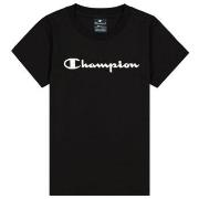 Champion Classics Crewneck T-shirt For Girls Schwarz Baumwolle 110-116