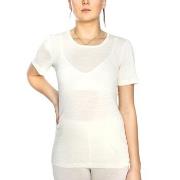 Damella Wool T-Shirt Elfenbein Wolle Small Damen