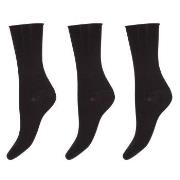 Decoy 3P Thin Comfort Top Socks Schwarz Strl 37/41 Damen