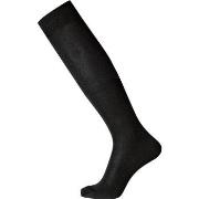 Egtved Mercerized Cotton Kneehigh Sock Schwarz mercerisierte Baumwolle...