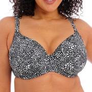 Elomi Pebble Cove Underwire Plunge Bikini Top Schwarz F 80 Damen