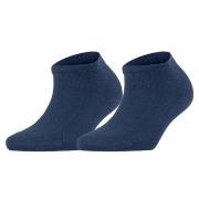 Falke 2P Women Casual Happy Sneaker Sock Royalblau Gr 39/42 Damen