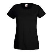 Fruit of the Loom Lady-Fit Valueweight T Schwarz Baumwolle Medium Dame...