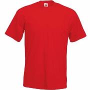 Fruit of the Loom Super Premium T Rot Baumwolle Large Herren