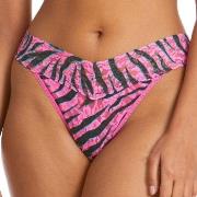 Hanky Panky Beverly Original Rise Thong Rosa/Schwarz Nylon One Size Da...