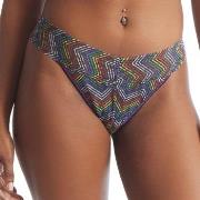 Hanky Panky 2P Printed Original Rise Thong Mixed Nylon One Size Damen