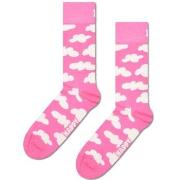 Happy Socks Cloudy Pink Sock Rosa Muster Baumwolle Gr 36/40