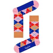 Happy Socks Argyle Crew Sock Braun Baumwolle Gr 36/40