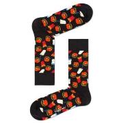 Happy socks 2P Hamburger Sock Schwarz gemustert Baumwolle Gr 36/40