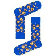 Happy Socks Pizza Sock Blau Muster Baumwolle Gr 41/46