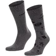 HUGO 2P RS Icons CC Socks Grau/Dunkelgrau Gr 39/42 Herren