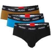 HUGO 3P Triplet Brief Schwarz/Blau Baumwolle Medium Herren