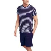 Jockey Cotton Nautical Stripe Short Pyjama Marine gestreift Baumwolle ...