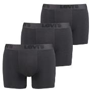 Levis 3P Premium Boxer Schwarz Baumwolle Small Herren