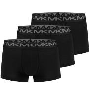 Michael Kors 3P Strecth Factor Boxer Brief Schwarz Baumwolle Small Her...