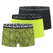 Michael Kors 3P Stretch Factor Trunks Schwarz/Gelb Baumwolle Small Her...