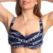 Missya Amber Bikini Bandeau Blau Muster 38 Damen