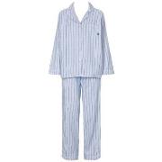 Missya Parker Pyjama Hellblau Baumwolle Large Damen