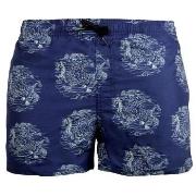 Muchachomalo Badehosen Swimshorts Print FSH Blau Muster Polyester Smal...