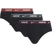 Nike 3P Everyday Essentials Cotton Stretch Hip Brief Schwarz/Rot Baumw...