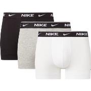 Nike 3P Everyday Essentials Cotton Stretch Trunk Schwarz/Grau Baumwoll...