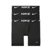 Nike 3P Everyday Essentials Micro Long Leg Boxer Schwarz Polyester Sma...