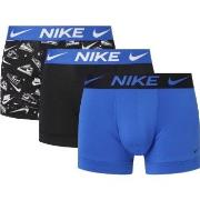 Nike 3P Everyday Essentials Micro Trunks Blau Muster Polyester Small H...