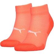 Puma 2P Sport Cushioned Quarter Socks Korall Gr 39/42