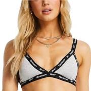 Reebok BH Dotty Triangle Bra Grau Baumwolle Small Damen