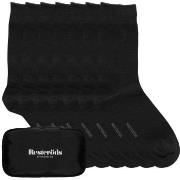 Resteröds 7P Bamboo Socks Travel Bag Schwarz Gr 40/45 Herren