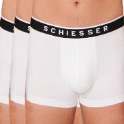 Schiesser 3P 95-5 Organic Cotton Rio Boxer Weiß Medium Herren