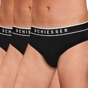 Schiesser 3P 95-5 Organic Cotton Rio Brief Schwarz Baumwolle Small Her...