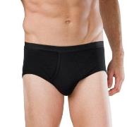 Schiesser Original Classics Fine Rib Sport Brief Schwarz Baumwolle Sma...