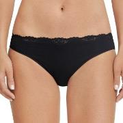 Schiesser Pure Cotton Tai Schwarz Baumwolle 38 Damen