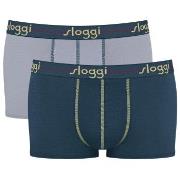 Sloggi 2P For Men Start Hip Blau/Gelb Baumwolle Small Herren