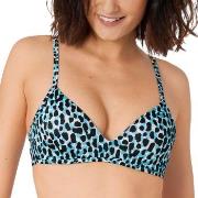 Sloggi Koh Tachai Padded Bikini Bralette Schwarz/Blau Medium Damen