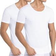 Sloggi 2P Men 24 7 T-Shirt Weiß Baumwolle Small Herren