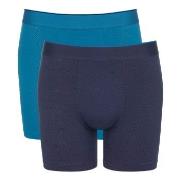 Sloggi 2P Men Ever Airy Short CP2 Marine/Blau Baumwolle Small Herren