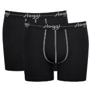 Sloggi 2P Men Start Short C2P Schwarz Baumwolle Small Herren