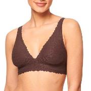 Sloggi BH ZERO Feel Lace 2.0 Bra Top Braun Medium Damen