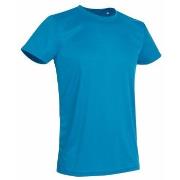 Stedman Active Sports-T For Men Blau Polyester Small Herren