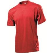 Stedman Classic Men T-shirt Rot Baumwolle Small Herren